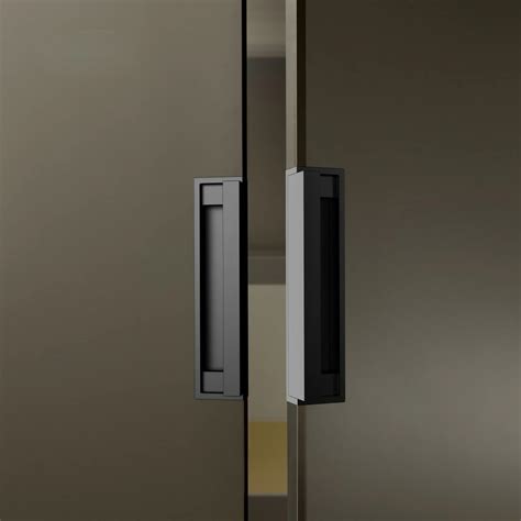 Modern Recessed Cabinet Pulls Matte Pearl Black Nickel – KAHO Hardware