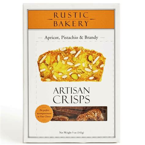 Rustic Bakery Artisan Crisps Apricot Pistachio Brandy Oz