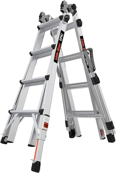 Little Giant Ladders Epic M17 17 Foot Multi Position Ladder Aluminum Type 1a 300 Lbs