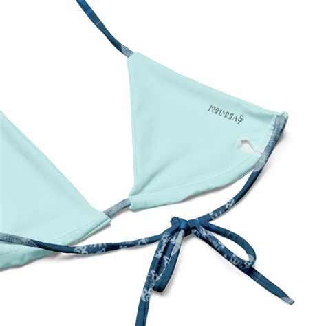 Butterflies Bees Print Recycled String Bikini Formula S Wolf Badger