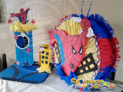 Introducir 65 imagen piñatas entamboradas de spiderman Abzlocal mx