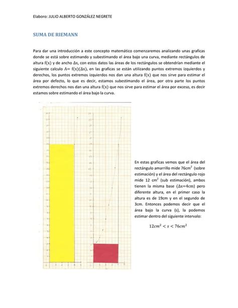 Suma De Riemann Pdf