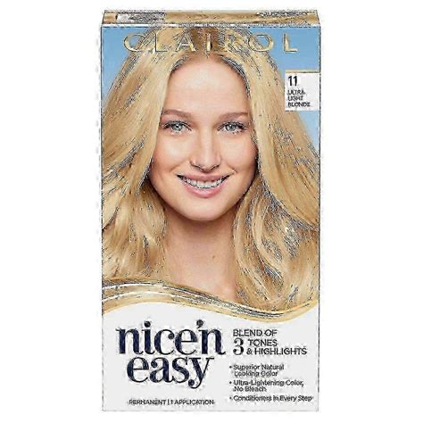 Clairol Nice N Easy Permanent Hair Color Creme Ultra Light Blonde Ea Fruugo Uk