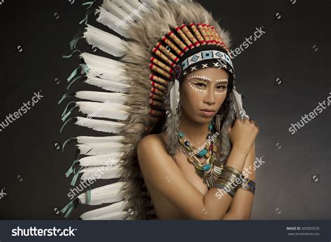 Female Native American Face Paint