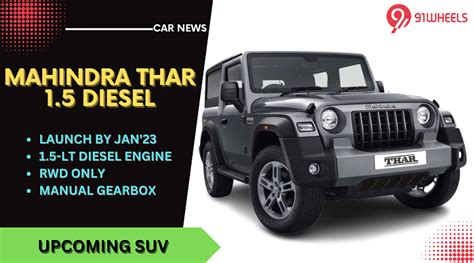 Why Does 2023 Mahindra Thar 2WD 1.5 Diesel Make Sense? - Latest Auto ...