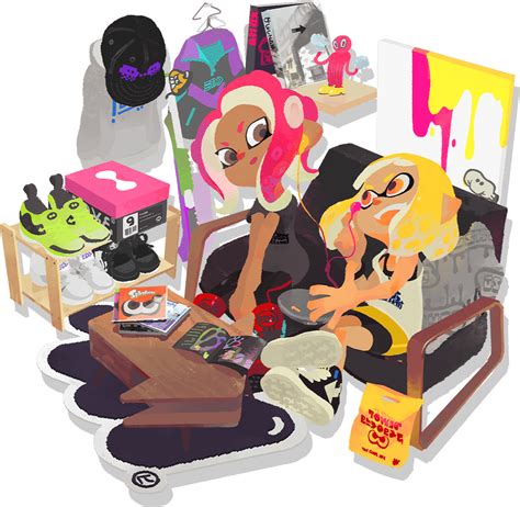 アートワーク展示室 スプラトゥーンベース Nintendo スプラトゥーン かわいい スプラトゥーン イラスト イラスト