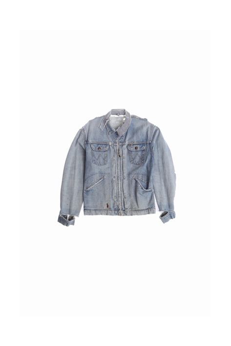 Distressed Vintage Denim Jacket Wrangler Gem