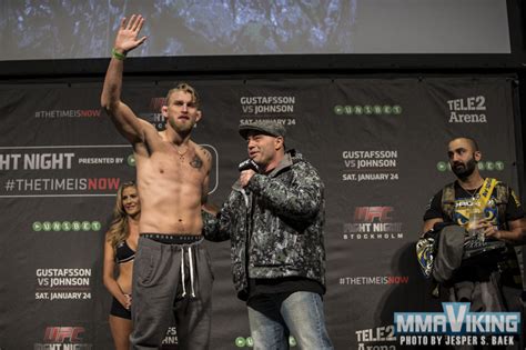 Weigh In Photos Alexander Gustafsson Vs Anthony Johnson At Fn Stockholm