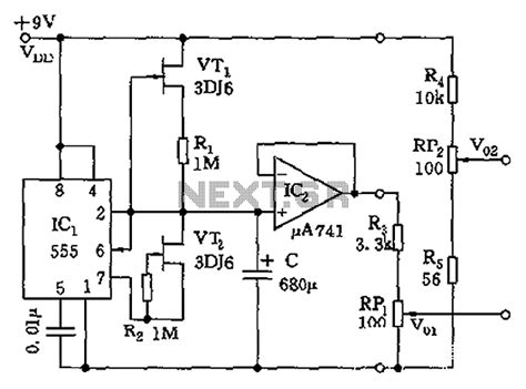 555 Ultra Low Frequency Signal Generator Circuit Diagram Of A Millivolt