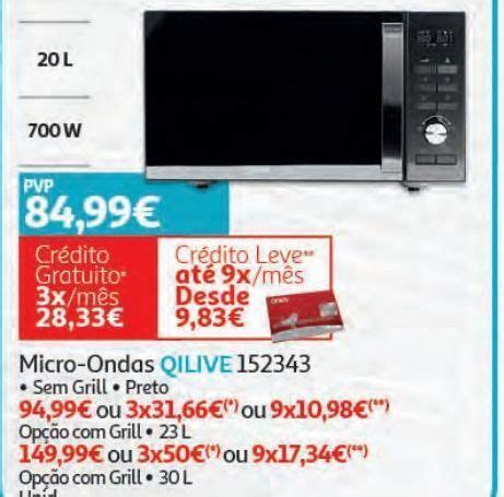 Promo O Micro Ondas S Grill Qilive Em Auchan