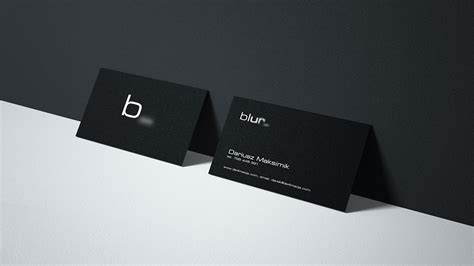 logo design "blur" on Behance