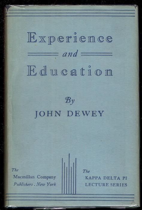 Experience And Education JoHN Dewey Amazon Books