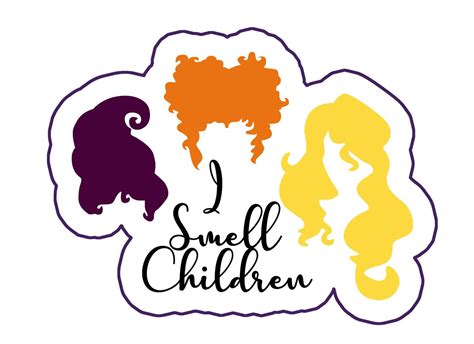 Hocus Pocus I Smell Children Vinyl Sticker Stickers for - Etsy