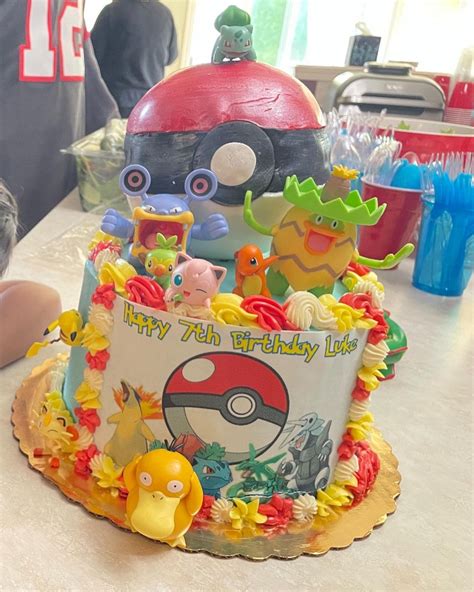 Custom Pokémon Edible Cake Topper