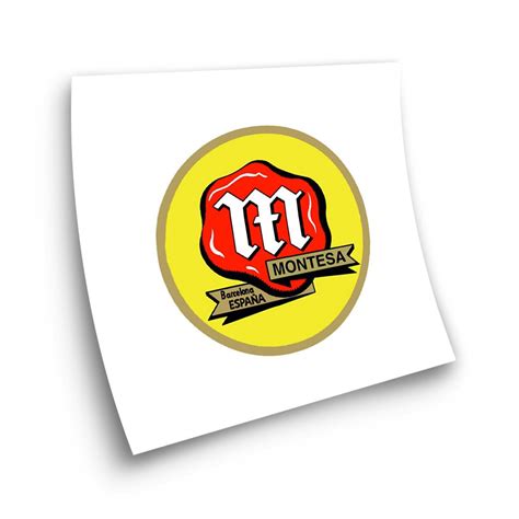 Pegatinas Para Moto Clasica Montesa Logo 55mm Star Sam