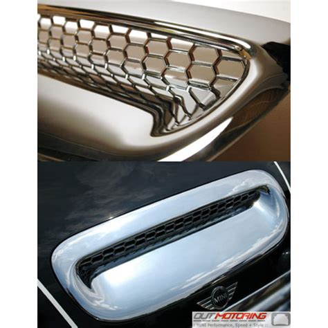 Mini Cooper Chrome Hood Scoop Cover R55 R56 R57 R58 R59 Mini Cooper