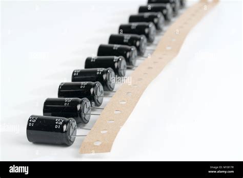 different radio electronic components Stock Photo - Alamy
