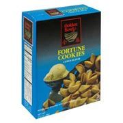 Golden Bowl Fortune Cookies Citrus Flavor Calories Nutrition