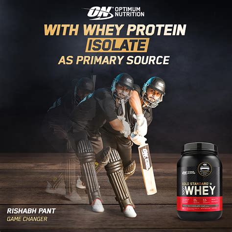 Optimum Nutrition Gold Standard 100 Whey Protein Powder 4k G Vanilla Ice Cream Muscle