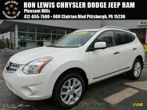 2013 Pearl White Nissan Rogue Sv Awd 102729970 Photo 8