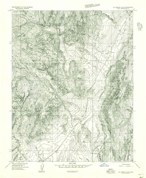 Pintura Ut 1954 24000 Scale Map By United States Geological Survey Avenza Maps