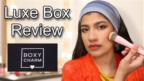 Boxycharm Luxe Box March Unboxing Try On Products Boxycharm