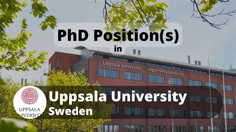 Uppsala University Phd Positions Nviews Career