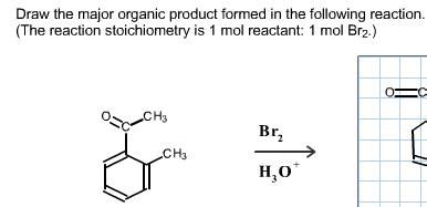 Solved Draw The Major Organic Product Formed In The Chegg