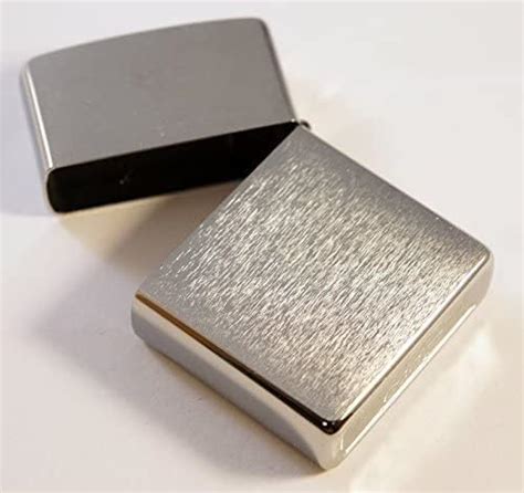 Zippo Briquet Chrome Bross Sans Insert Amazon Fr Epicerie