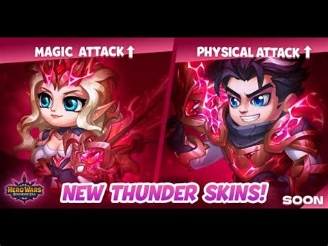 Hero Wars Pc Skins Thunder Para Aurora E Galahad Dia E O Evento