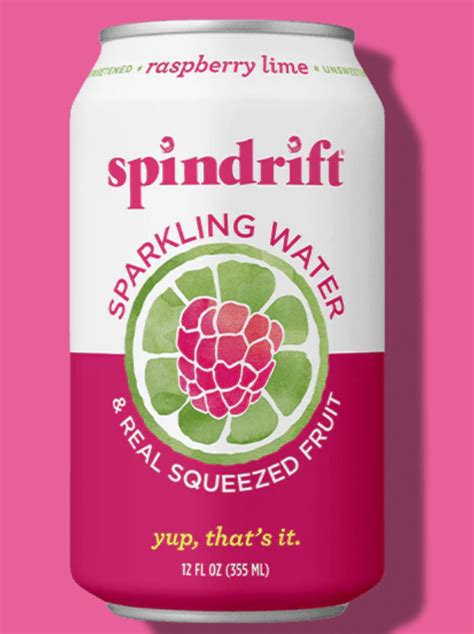 Sparkling Water Raspberry Lime By Spindrift Jupiter Foods