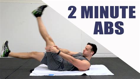 2 Minute Abs Challenge Youtube