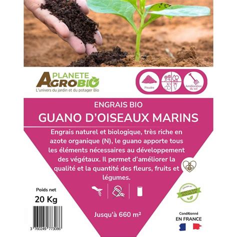 Engrais Bio Guano Plan Te Agrobio