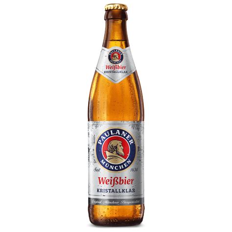 Paulaner Weißbier Kristallklar 20 X 05l Glas Mehrweg Flaschenflitzer