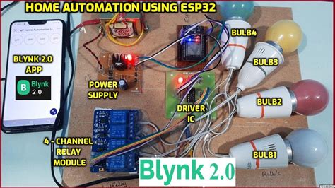 Home Automation Using Esp And Blynk App Blynk Esp Relay