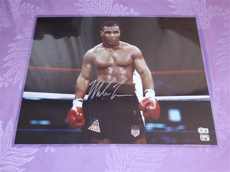 Mike Tyson Autographed Signed 2022 Leaf Collection Photo 16x20