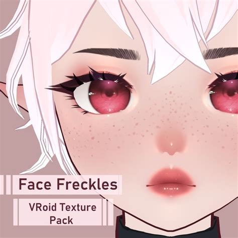 Face Freckles VRoid Texture Pack Mooshibee BOOTH