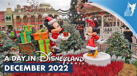 A Day In Disneyland Paris December Youtube