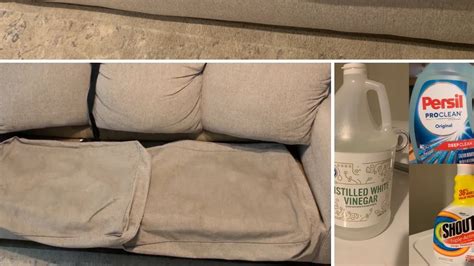 How I Cleaned My Sofa Cushions Youtube