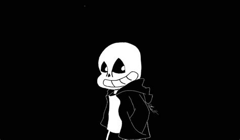 Sans Undertale Black Background