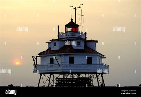 The Thomas Point Shoal Lighthouse A Historic Lighthouse In The