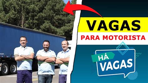 LOG20 ABRE VAGAS PARA MOTORISTA YouTube