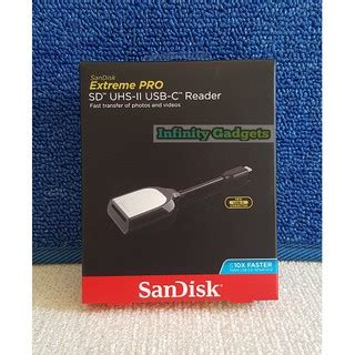 Sandisk Extreme Pro Sd Uhs Ii Usb C Card Reader High Speed Sd Card