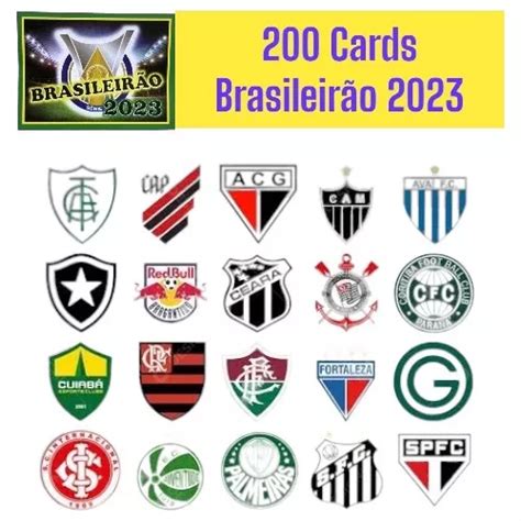 Kit Cards Futebol Brasileiro Pacotes De Figurinhas Mercadolivre