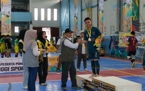 Pomnas Xviii Kalsel Sempat Unggul Tim Futsal Putera Hanya Raih Medali