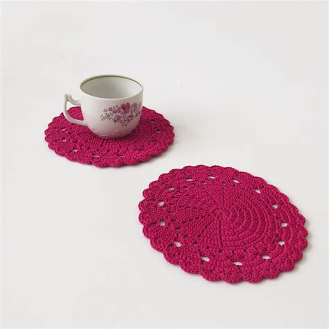 Ravelry Christmas Table Coasters Pattern By Elena Maksimova