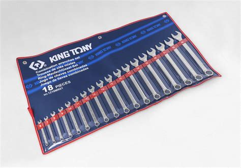 18 PC Combination Wrench Set KING TONY 1218MR01