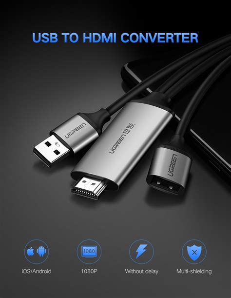 Ugreen 50291 Usb To Hdmi Digital Av Adapter