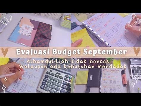 Evaluasi Budget September Masih Ada Sisa Dan Bisa Mengisi Sinking