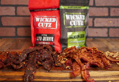 Premium Jerky And Beef Sticks All Natural Wicked Cutz